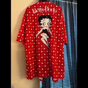 Betty Boop Red Polka Dot Robe
